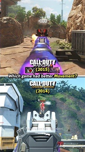 Black Ops 3 vs Advanced Warfare Movement | COD Comparison #callofduty