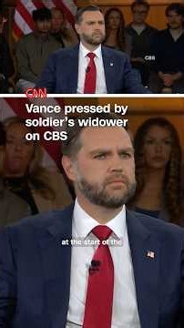 Vance pressed by soldier’s widower on CBS