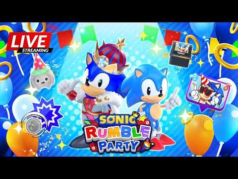 🔴 SONIC'S 35TH ANNIVERSARY - sonic rumble party (LIVE)