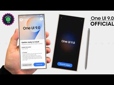 Samsung One UI 9.0 Android 17 - OFFICIAL UPDATE!