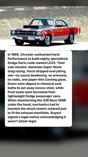 The Factory Drag Dart That Required a Legal Waive