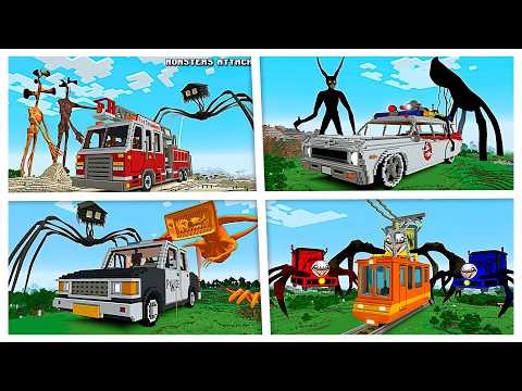 COMPILATION OF BEST GIANT MONSTERS PART 1 in Minecraft - Gameplay - Coffin Meme