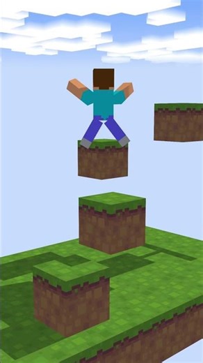 Steve vs. The Impossible Parkour! 😱 #minecraft