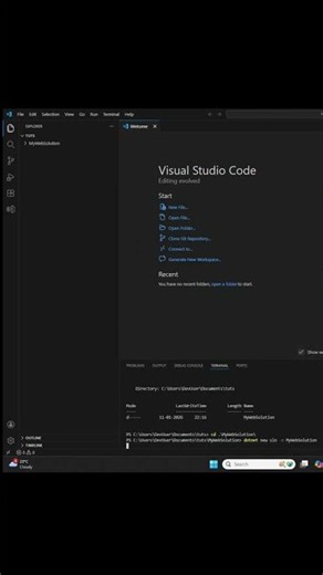 Create a .NET Web App in VS Code | Step by Step| #vscode #vscodetips #dotnetcore #console