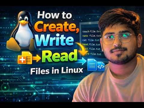 How to Create, Write & Read Files in Linux | Beginner to Advanced Tutorial