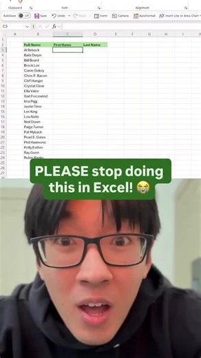just comment “AUTOMATE” below ⤵️ I’ll show you how to turn shortcuts like Flash Fill and AI prompts into automated Excel dashboards that update themselves so you stop rebuilding reports every week. Most people waste time manually splitting names, fixing formatting, and cleaning data. High performers fix the pattern once… and build systems that run on their own. If you want Excel to feel lighter — and your reporting to feel automatic — just comment “AUTOMATE” below ⤵️ #excel #exceltips #excelauto