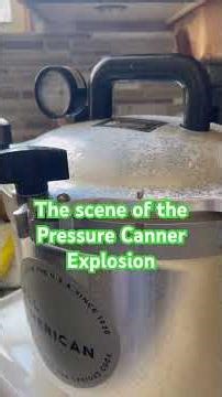 Safe All American Pressure Canner Explosion! #food #canning #allamerican #diy #howto #cooking