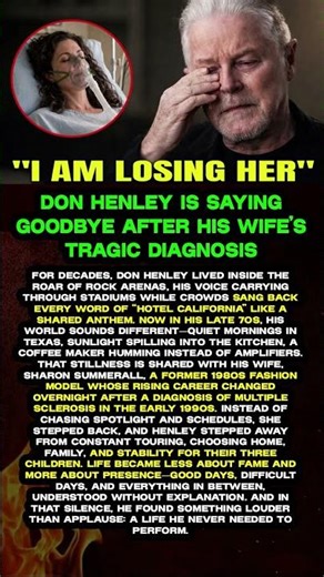 Don Henley Is Saying Goodbye After His Wife’s Tragic Diagnosis #shorts