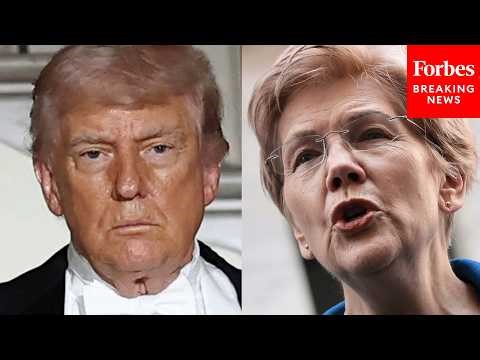 Elizabeth Warren Slams Rips Into Trump, GOP Over 'Embarrassing' Comey Indictment
