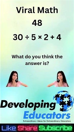 No Peeking at Comments - Viral Math 48