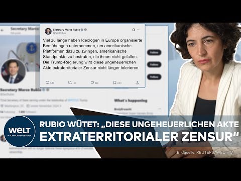 USA-Einreiseverbot für "HateAid": Nach Trump-Attacke auf EU-Digitalregeln – Jetzt reagiert Wadephul!