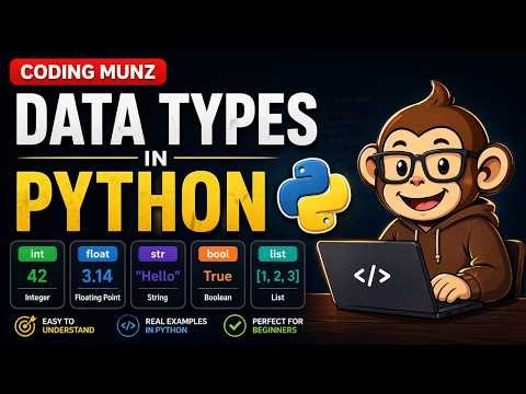 Data Types in Python 🔥 Explained for Beginners | Python Basics