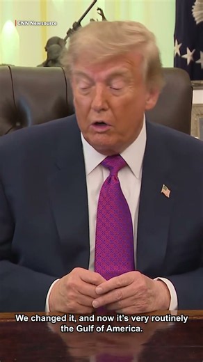 President Donald Trump hints that he may consider renaming an ocean the 'American Ocean'