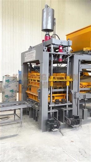 our QT10-15 full automatic brick machine #brickmachine #blockmachine #brickmakingmachine #factory