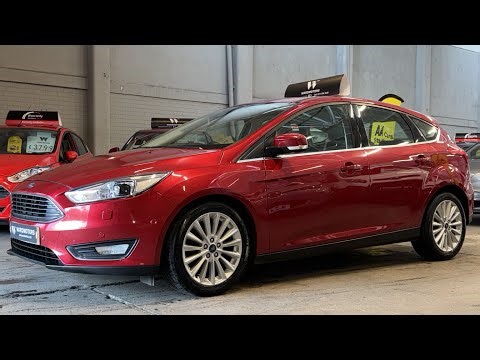 FORD FOCUS Hatchback 1.0 T EcoBoost Titanium X Red 5dr 1 OWNER+SATNAV+11 STAMPS (2016/16)