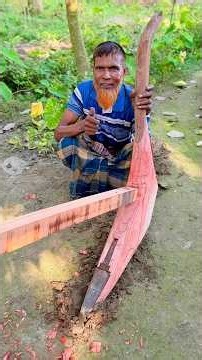 Red Wooden Plow Making — Start to Finish Full Process. 😱 #amazing