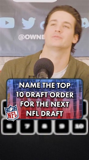 OwnersBox on Instagram: "Can you name the Top 10 draft order for this years NFL Draft? #nfl #nflfootball #nfldraft"