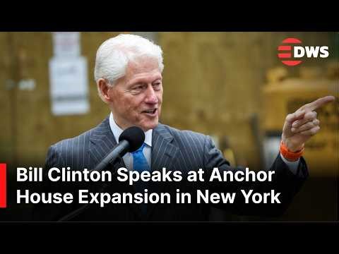 Former U.S. President Clinton Delivers Powerful Speech at Brooklyn Addiction Recovery Center | AC1N