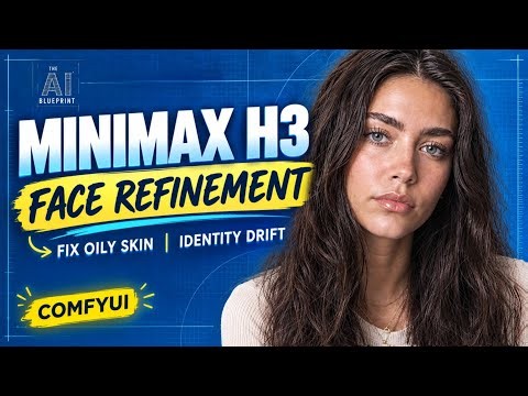 MiniMax H3 Face Refinement in ComfyUI | Fix Oily Skin & Identity Drift