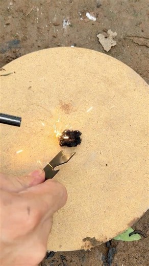 Do you use this method to start a fire like I do #camping #survival