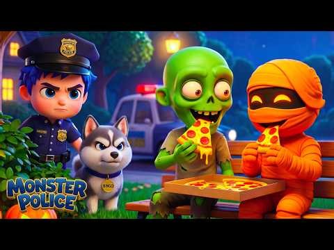 Monster Police Save Halloween 🎃🚨 + More Kids Songs | Monster Police