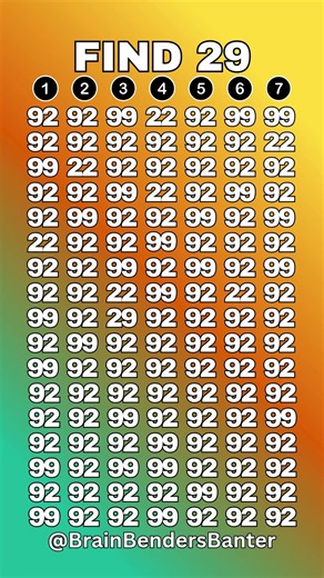 Test Your COGNITIVE Brain Skills With This FAST Number Game! #shorts