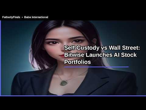 Self-Custody vs Wall Street: Bitwise Launches AI Stock Portfolios