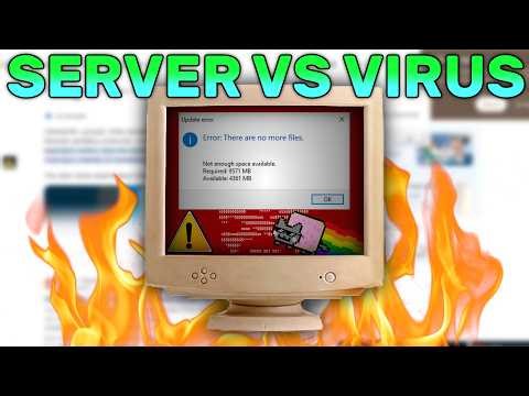 I DESTROYED this SCAMMERS SERVER with a VIRUS! [MEMZ]