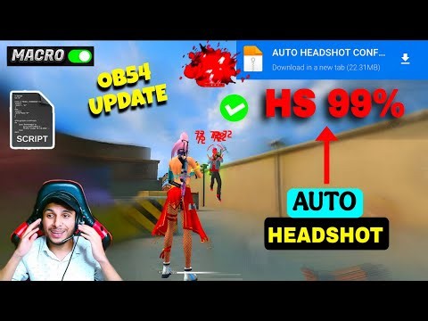 Ob54 Free Fire Auto Headshot Config File🎯🌠 Macro Aimbot + No Recoil Regedit ‼️ Antiban VIP Script 👽