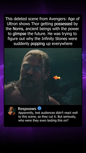 Thor’s Deleted Age of Ultron Scene Was WILD 😳 #Thor #Marvel #Shorts