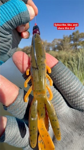 Tips How to Rig a texas Rig with a LOG FATHER#fishing#youtubeshorts#viralvideo#shortvideo#shorts