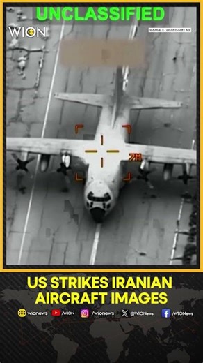 US-Iran War: US Military Releases Images of Strikes on Iranian Aircraft | WION Shorts