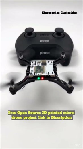 3D-printed micro-drone project.Free open source drone project.