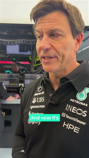 Good, hard racing 💪 Toto enjoyed that Sprint race! #mercedesf1 #totowolff #f1shorts
