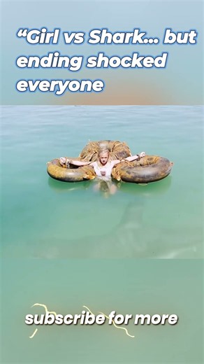 She Was Surrounded by Sharks… But They Didn't Attack 😱 #shorts
