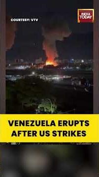 Trump Claims Maduro Deposed After US Strikes as Explosions Rock #venezuela