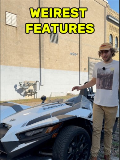 The weirdest features on a Polaris Slingshot #cars #motorcycle #sportscar #carreviewstiktokcontest