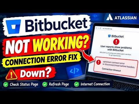 Bitbucket connection timeout error fix | Bitbucket not working today | Bitbucket down today | Bitbuc