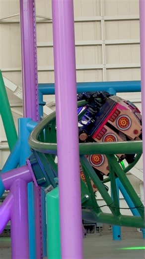 Amazing Hangtime - TMNT Shellraiser! #fun #scary #shorts #rollercoaster #subscribe #ride #coaster