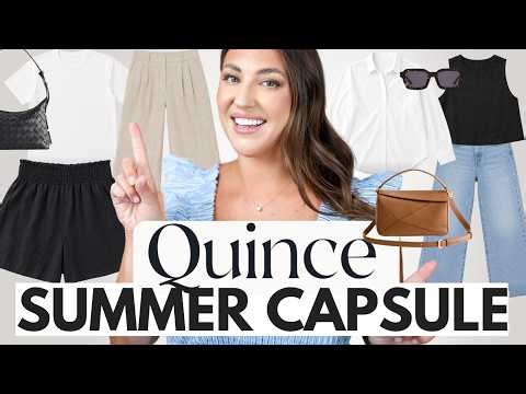 Ultimate Quince Summer Capsule Wardrobe ⭐️ 13 Pieces = 30+ Outfits!!