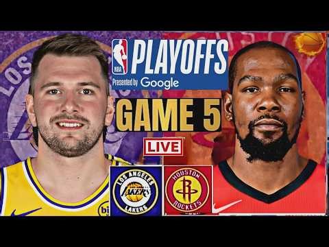 NBA PLAYOFFS LIVE: LOS ANGELES LAKERS vs HOUSTON ROCKETS | PLAY BY PLAY | SCOREBOARD
