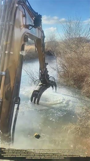 Rotating on Ice: The Mechanical Art of Opening Frozen Waters
