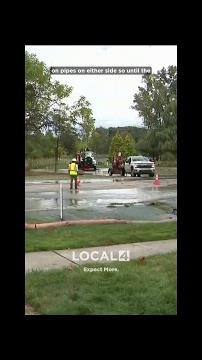 Oakland County water main break: Monday morning update