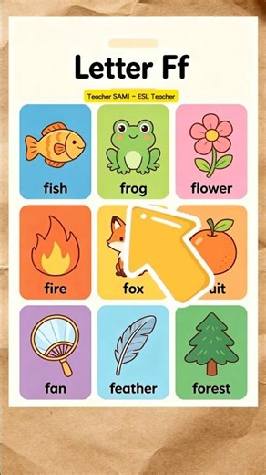 Phonics Letter Ff - Phonics Class #english #phonics #readingpractice #readingeanglish #eslkids