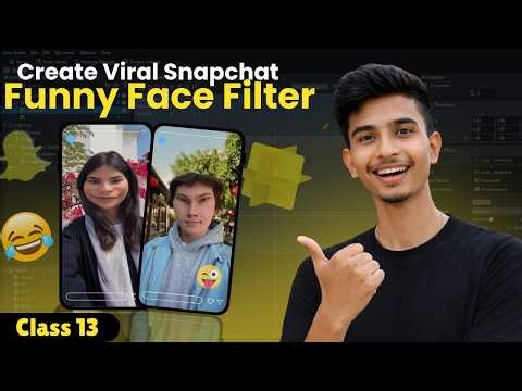 Create a Funny Face Lens in Snapchat in Minutes! | Class 13