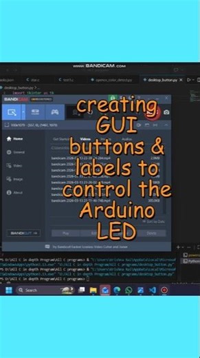 Control Arduino with Tkinter GUI! 🔥 #shorts