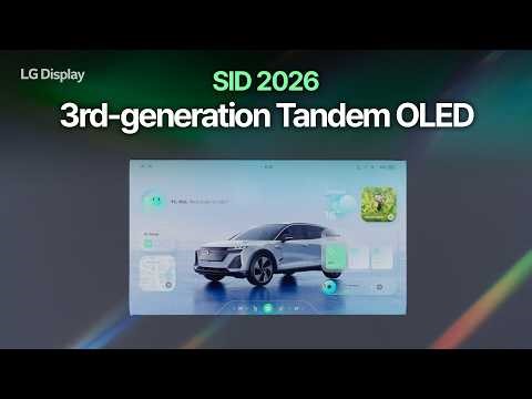 [SID 2026] 3rd-generation Tandem OLED