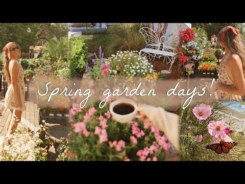 Days in the garden...🐛 flower festival, planting, cucumber harvest, & gathering inspiration!