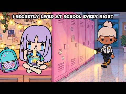 I Secretly Lived at School Every Night 💔🥺 But Why? Toca Boca Life Story