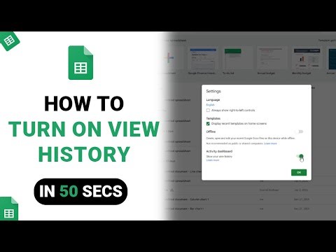 How to Turn On View History on Google Sheets [NEW]